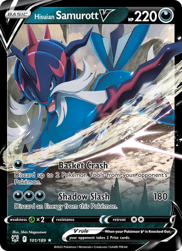 Hisuian Samurott V 101 Astral Radiance Pokesingles