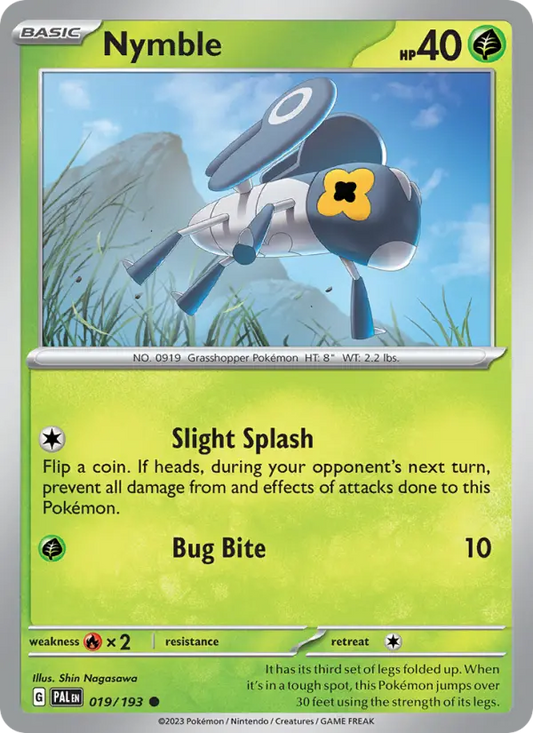 Nymble 19 Paldea Evolved Pokesingles