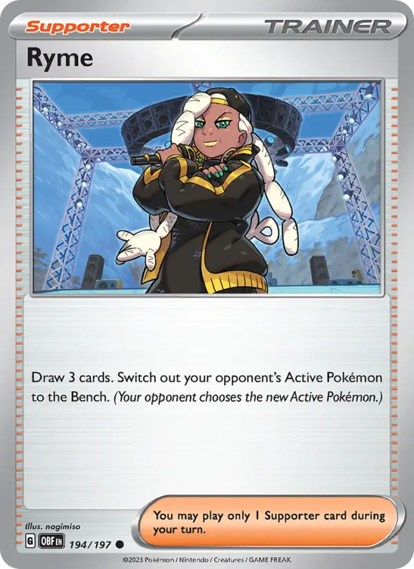 Ryme 194 Obsidian Flames Pokesingles