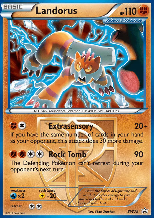 Landorus BW79 BW Black Star Promos Pokesingles