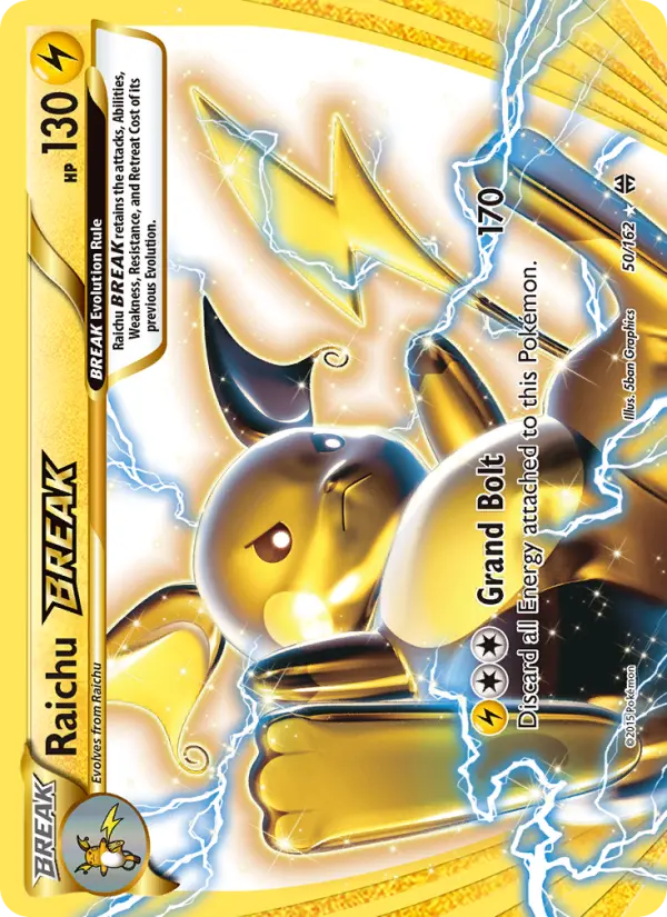 Raichu BREAK 50 BREAKthrough Pokesingles