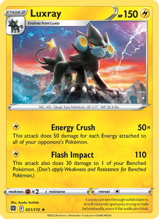 Luxray 51 Brilliant Stars Pokesingles