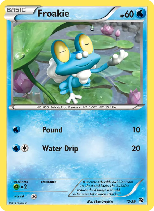 Froakie 12 Kalos Starter Set Pokesingles