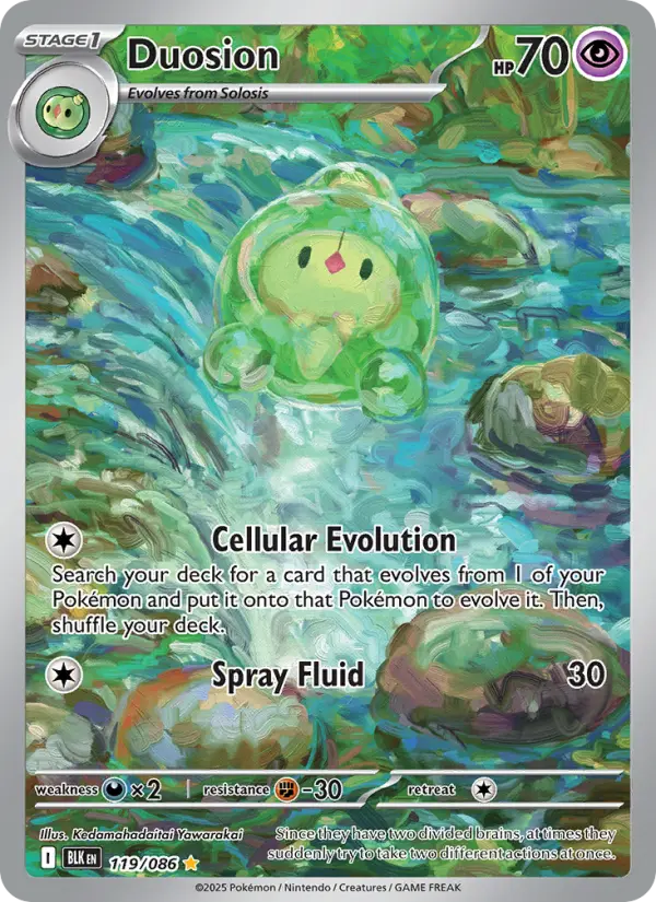 Duosion 119 Black Bolt Pokesingles