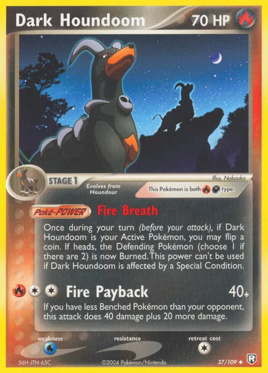 Dark Houndoom 37 Team Rocket Returns Pokesingles