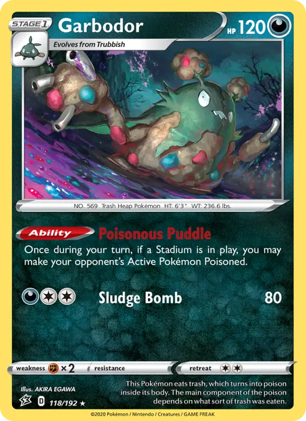 Garbodor 118 Rebel Clash Pokesingles