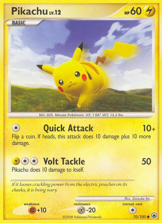Pikachu 70 Majestic Dawn Pokesingles