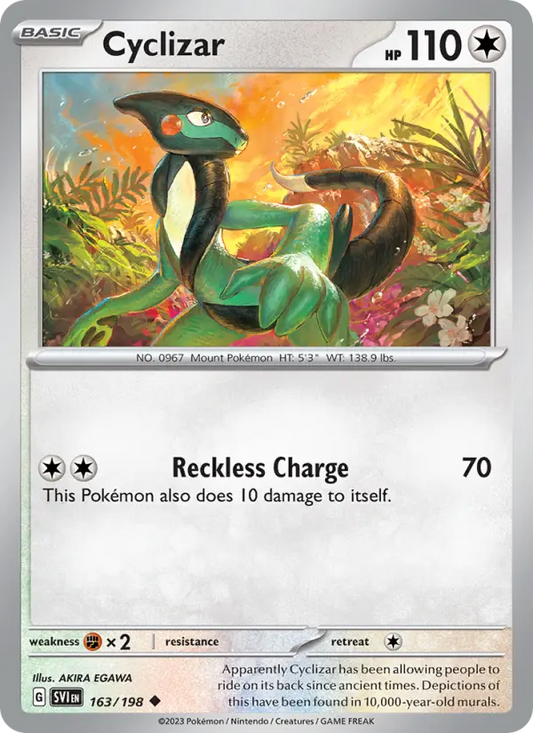 Cyclizar 163 Scarlet & Violet Pokesingles