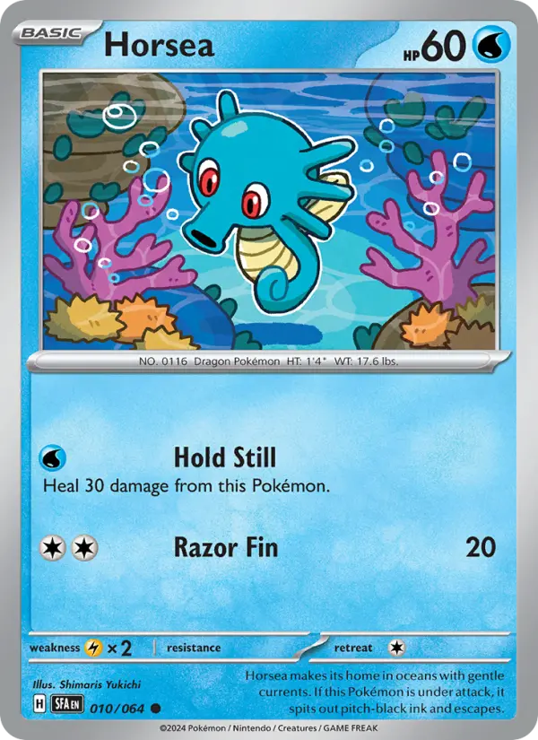 Horsea 10 Shrouded Fable Pokesingles