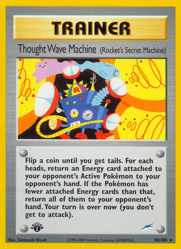 Thought Wave Machine (Rocket's Secret Machine) 96 Neo Destiny Pokesingles