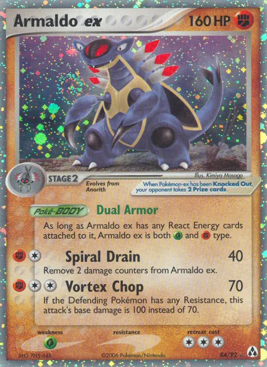 Armaldo ex 84 Legend Maker Pokesingles