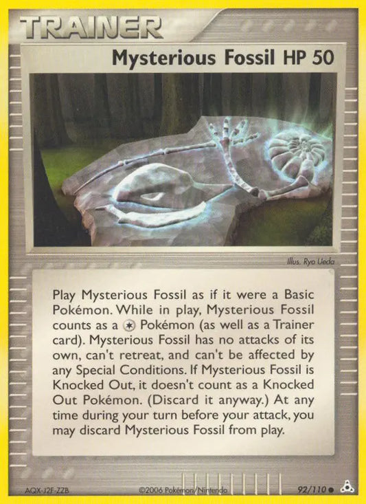 Mysterious Fossil 92 Holon Phantoms Pokesingles