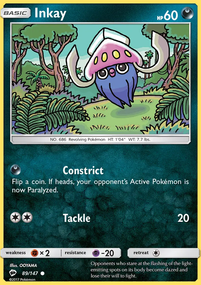 Inkay 89 Burning Shadows Pokesingles