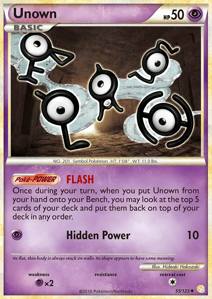 Unown 55 HeartGold SoulSilver Pokesingles