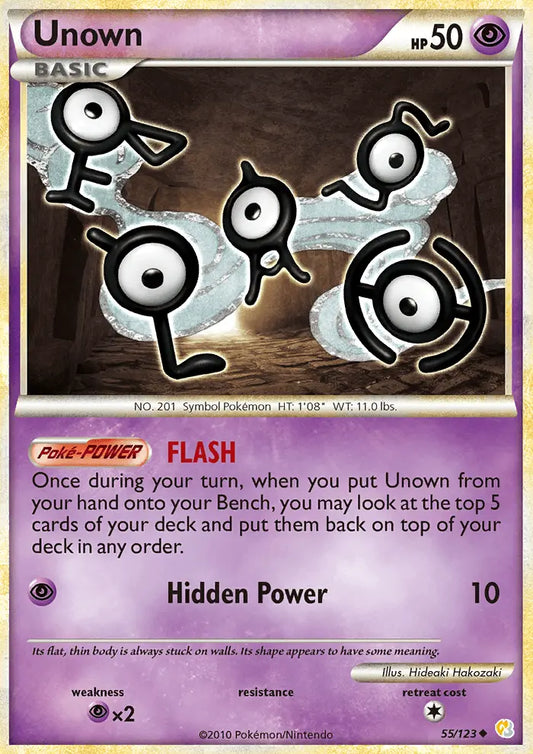 Unown 55 HeartGold SoulSilver Pokesingles