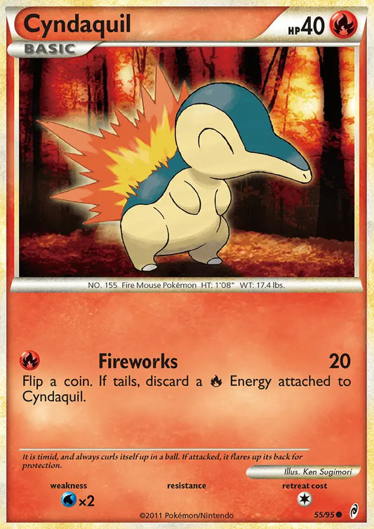 Cyndaquil 55 Call of Legends Pokesingles
