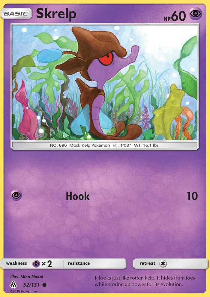 Skrelp 52 Forbidden Light Pokesingles