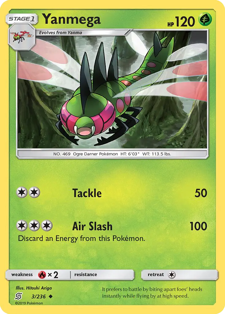 Yanmega 3 Unified Minds Pokesingles