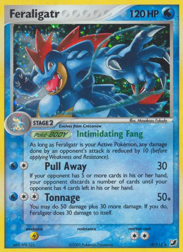 Feraligatr 4 Unseen Forces Pokesingles