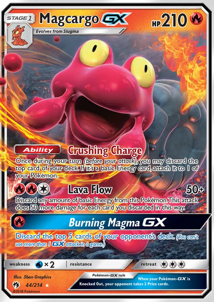 Magcargo GX 44 Lost Thunder Pokesingles