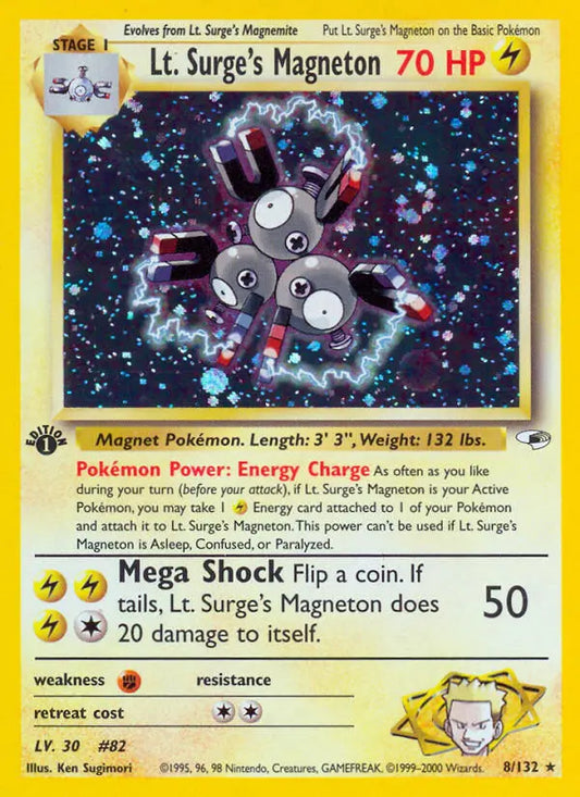 Lt. Surge's Magneton 8 Gym Heroes Pokesingles
