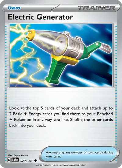 Electric Generator 79 Paldean Fates Pokesingles