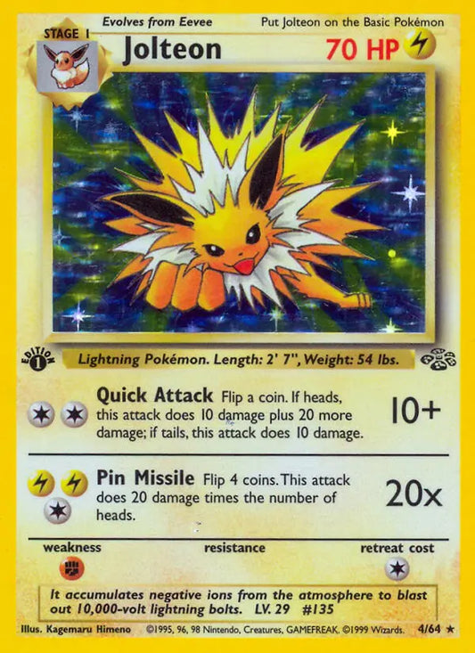 Jolteon 4 Jungle Pokesingles