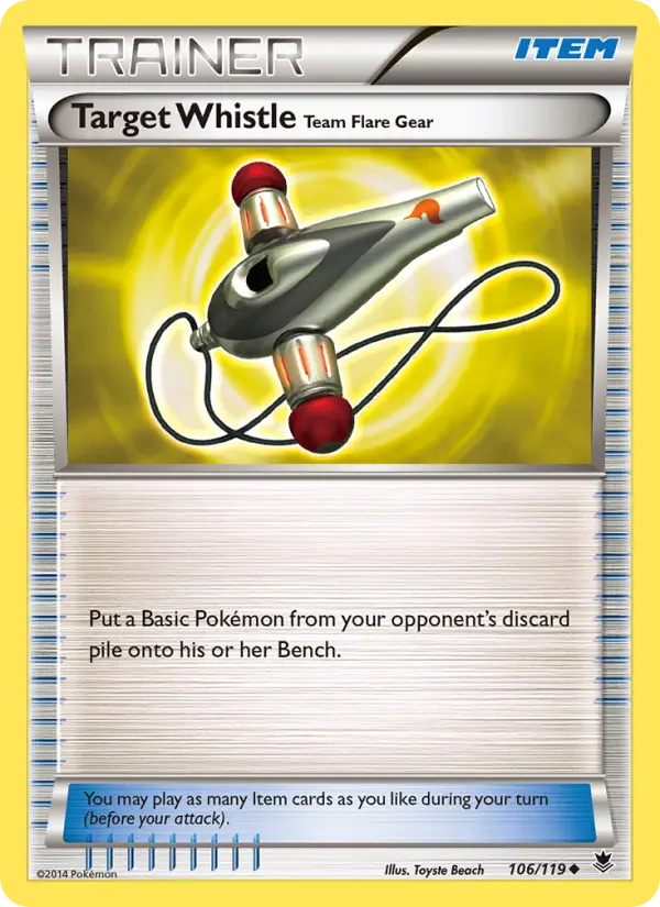 Target Whistle Team Flare Gear 106 Phantom Forces Pokesingles