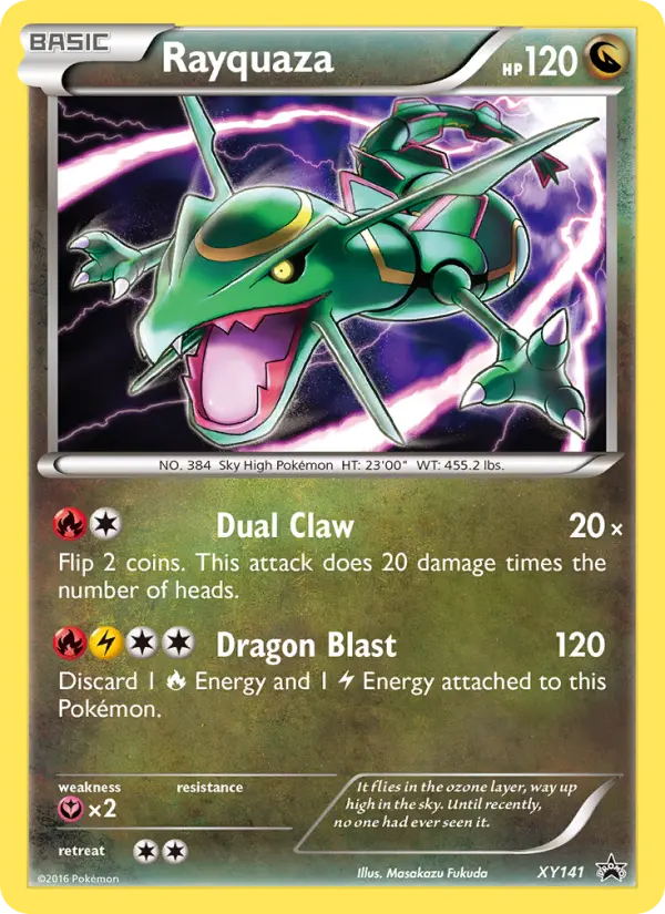 Rayquaza XY141 XY Black Star Promos Pokesingles