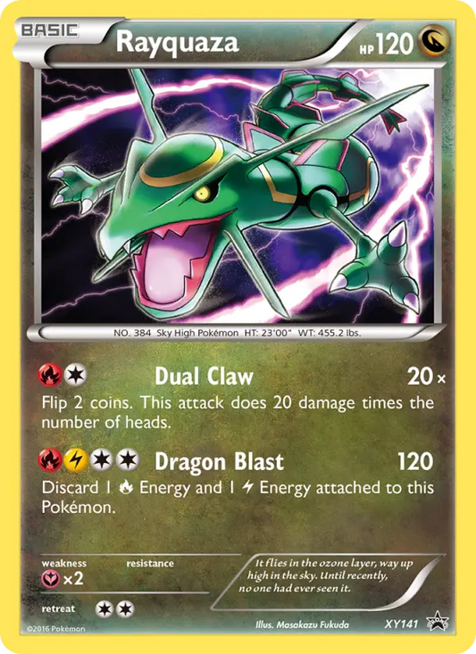 Rayquaza XY141 XY Black Star Promos Pokesingles
