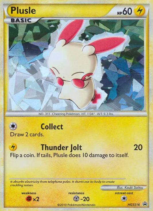 Plusle HGSS16 HGSS Black Star Promos Pokesingles