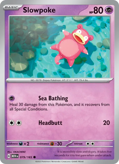 Slowpoke 79 151 Pokesingles