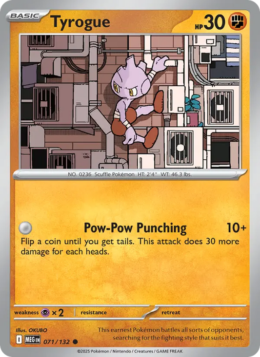 Tyrogue 71 Mega Evolution Pokesingles