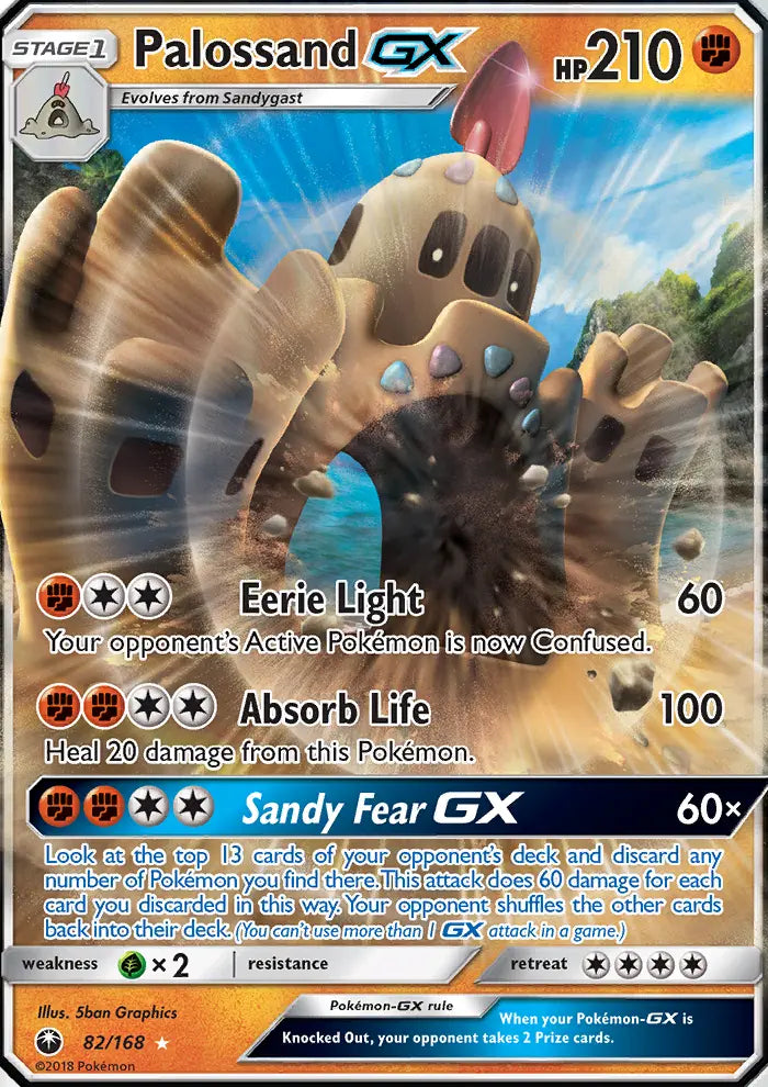 Palossand GX 82 Celestial Storm Pokesingles