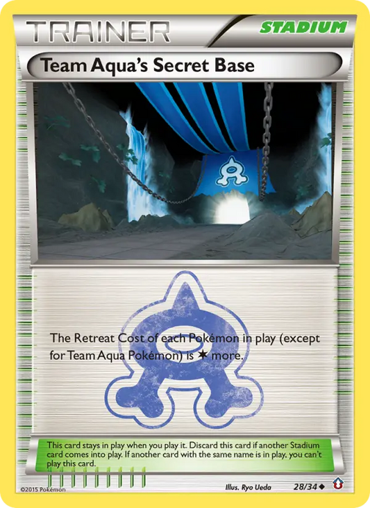Team Aqua's Secret Base 28 Double Crisis Pokesingles