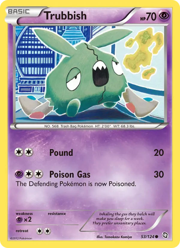 Trubbish 53 Dragons Exalted Pokesingles
