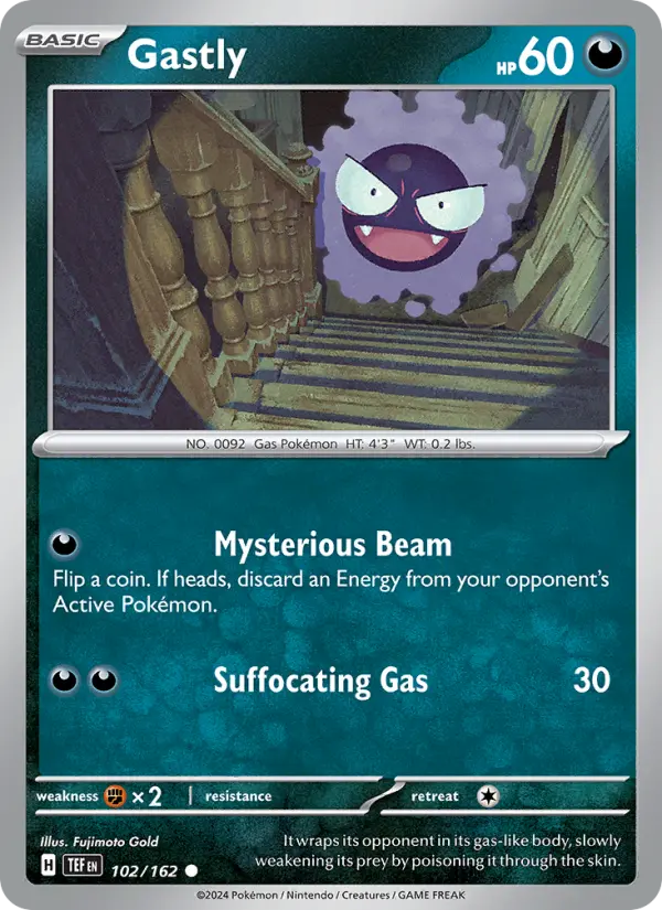 Gastly 102 Temporal Forces Pokesingles