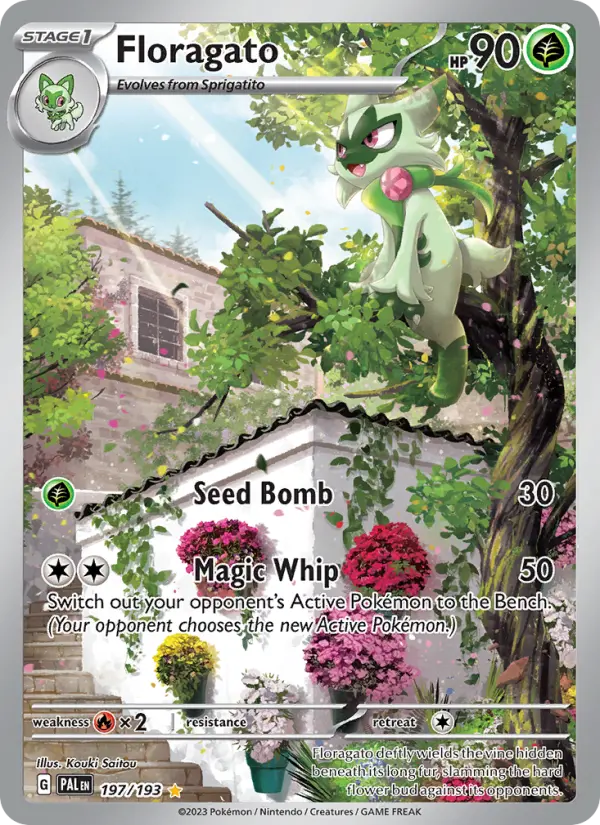 Floragato 197 Paldea Evolved Pokesingles