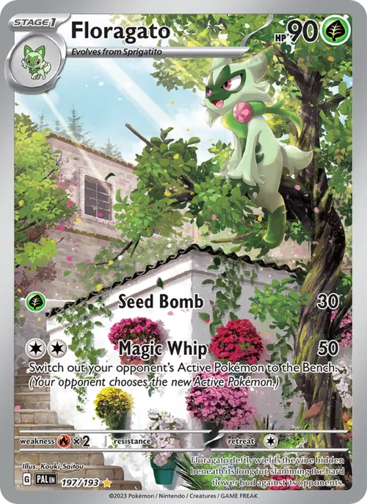 Floragato 197 Paldea Evolved Pokesingles