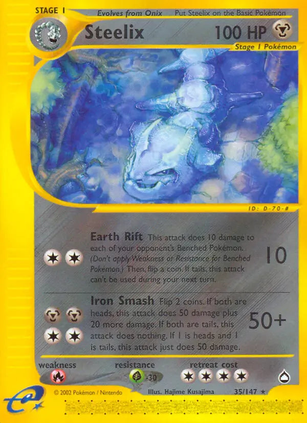 Steelix 35 Aquapolis Pokesingles