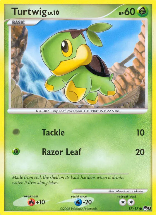 Turtwig 17 POP Series 8 Pokesingles