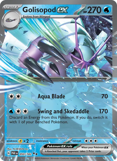 Golisopod ex 50 Paradox Rift Pokesingles