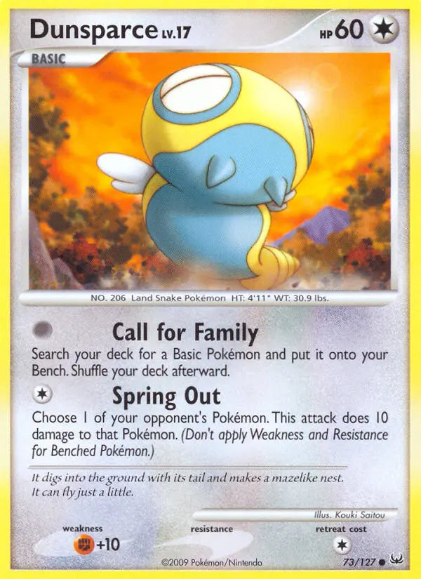 Dunsparce 73 Platinum Pokesingles