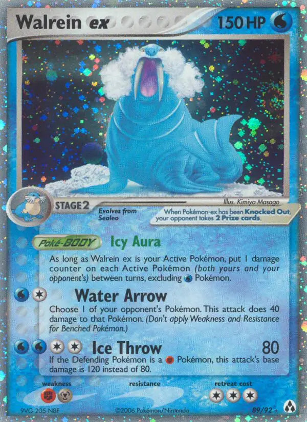 Walrein ex 89 Legend Maker Pokesingles