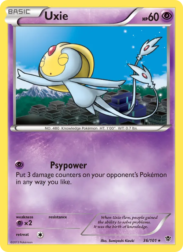 Uxie 36 Plasma Blast Pokesingles
