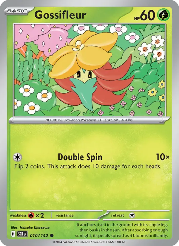 Gossifleur 10 Stellar Crown Pokesingles