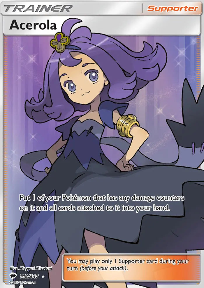 Acerola 142 Burning Shadows Pokesingles