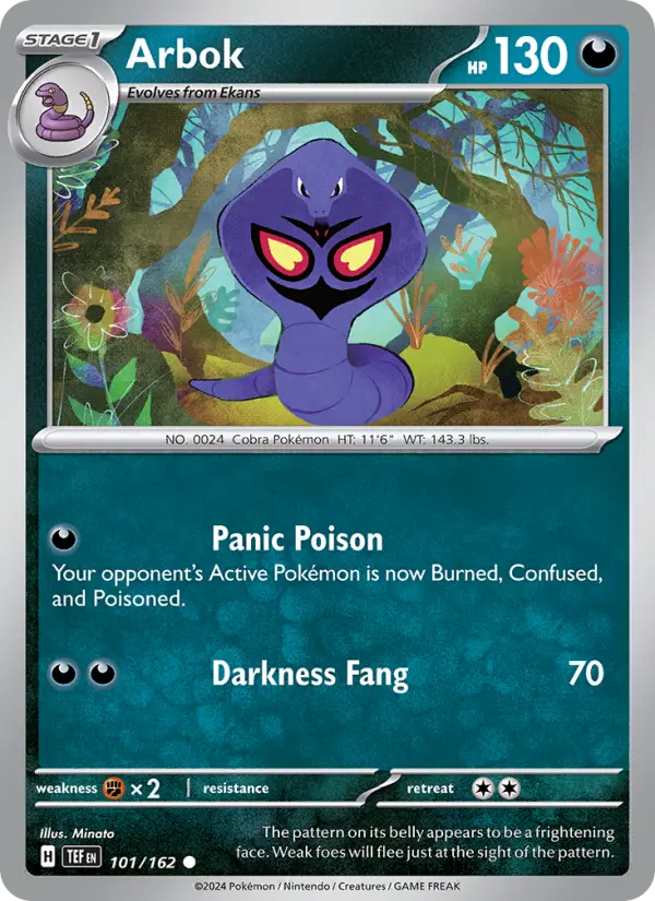 Arbok 101 Temporal Forces Pokesingles