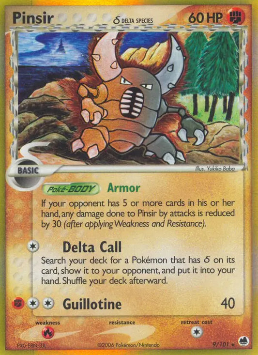 Pinsir δ 9 Dragon Frontiers Pokesingles
