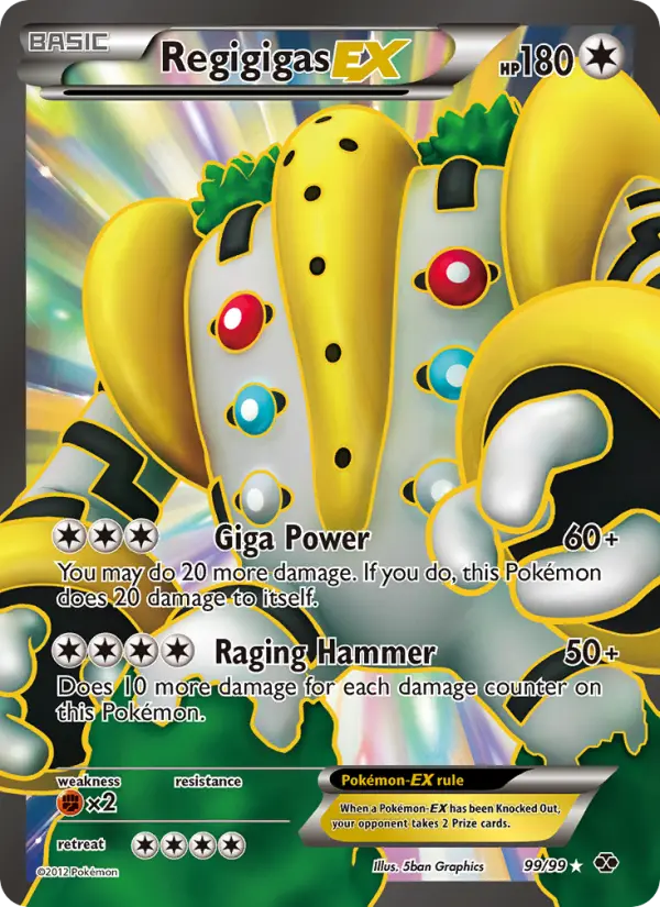 Regigigas-EX 99 Next Destinies Pokesingles